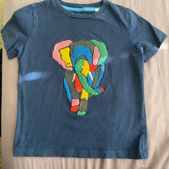 Mini Boden Other - mini boden boys 4-5 t-shirt éléphant gorgeous colors